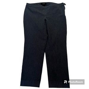 Talbots gray heathered Chatham ankle pant 12P
